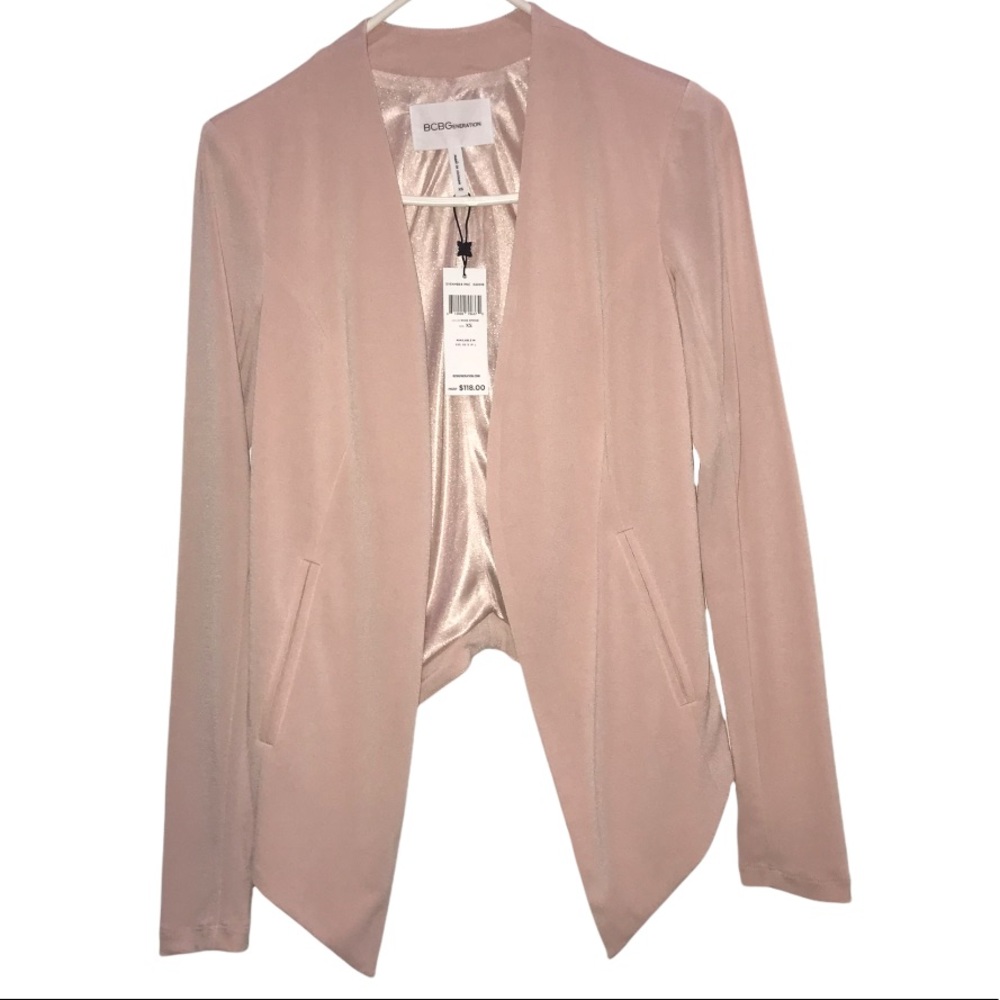 BCBGeneration, soft blazer pink size: XS